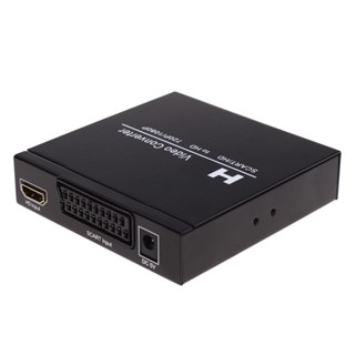 Scart อะแดปเตอร์แปลง HDMI เป็น HDMI 1080P สําหรับโปรเจคเตอร์ PS4 Xbox TV Box DVD PC เป็น TV