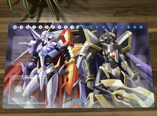 แผ่นรองเมาส์ ลายการ์ตูนอนิเมะ Digimon Playmat CCG DTCG Alphamon Omnimon Trading Card Game Mat &amp; Bag