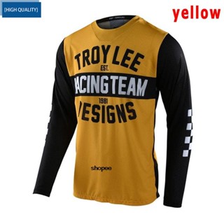 เสื้อกีฬาแขนยาว ลายทีม Troy Lee Gp Air Team 81 สําหรับผู้ชาย 2023