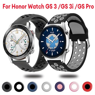 สายนาฬิกาข้อมือซิลิโคน แบบเปลี่ยน สําหรับ Honor Watch GS 3 GS 3i GS Pro Honor Watch GS 3 GS 3i GS Pro Sport band