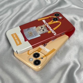 เคสโทรศัพท์มือถือแบบแข็ง ลายแมวเฟรนช์ฟรายส์ สําหรับ OPPO Reno9 Reno8 Reno7pro reno6 7z 5 A53 A9 2020 4Z 5G F11 A31 A15 A3S A78 A77 Findx5pro