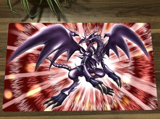 Yu-gi-oh! Yugioh Duel Playmat Red-Eyes Black Dragon CCG TCG แผ่นรองเมาส์ และแผ่นรองเมาส์