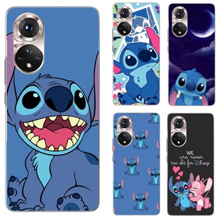 เคสโทรศัพท์มือถือ TPU แบบนิ่ม ลาย Lilo &amp; Stitch สําหรับ Huawei Honor 50