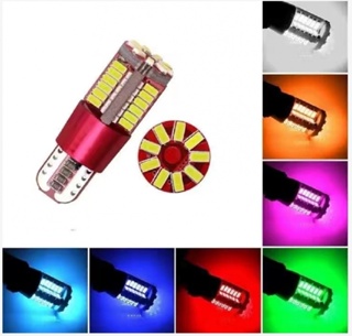 หลอดไฟ LED แคนบัส W5W T10 57SMD wy5w 12V 3014 สําหรับจอดรถยนต์ 2 ชิ้น