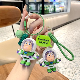 Toy Story จี้ บัซ Lightyear Keyfob กุญแจรถ ตุ๊กตาผู้หญิง กระเป๋าล