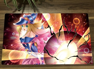 Yu-gi-oh! Playmat Dark Magician Girl TCG CCG แผ่นรองการ์ดเกม ที่กําหนดเอง แผ่นรอง DM