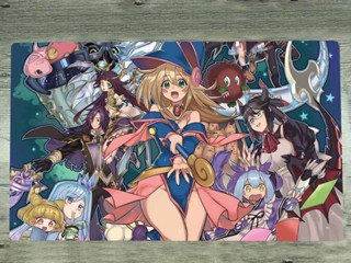 Yugioh Playmat Dark Magician Girl TCG CCG แผ่นรองเมาส์ สําหรับเล่นเกม