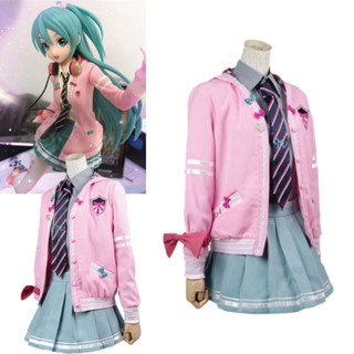 เครื่องแต่งกายคอสเพลย์ เครื่องแบบนักเรียนญี่ปุ่น Vocaloid Song Diva Project ไซซ์ Xs-xxl
