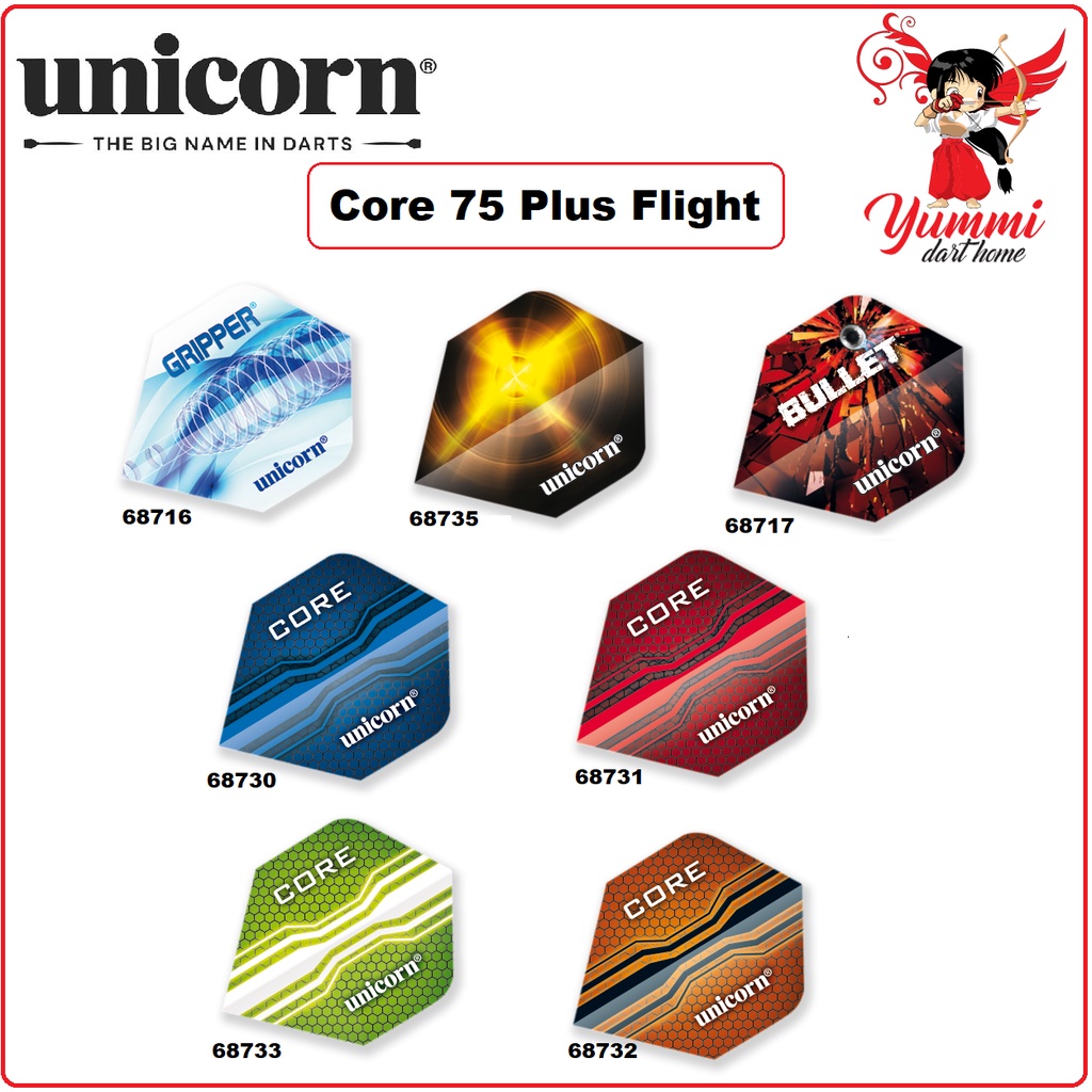 Unicorn Dart Flight - Core 75 Plus Flight