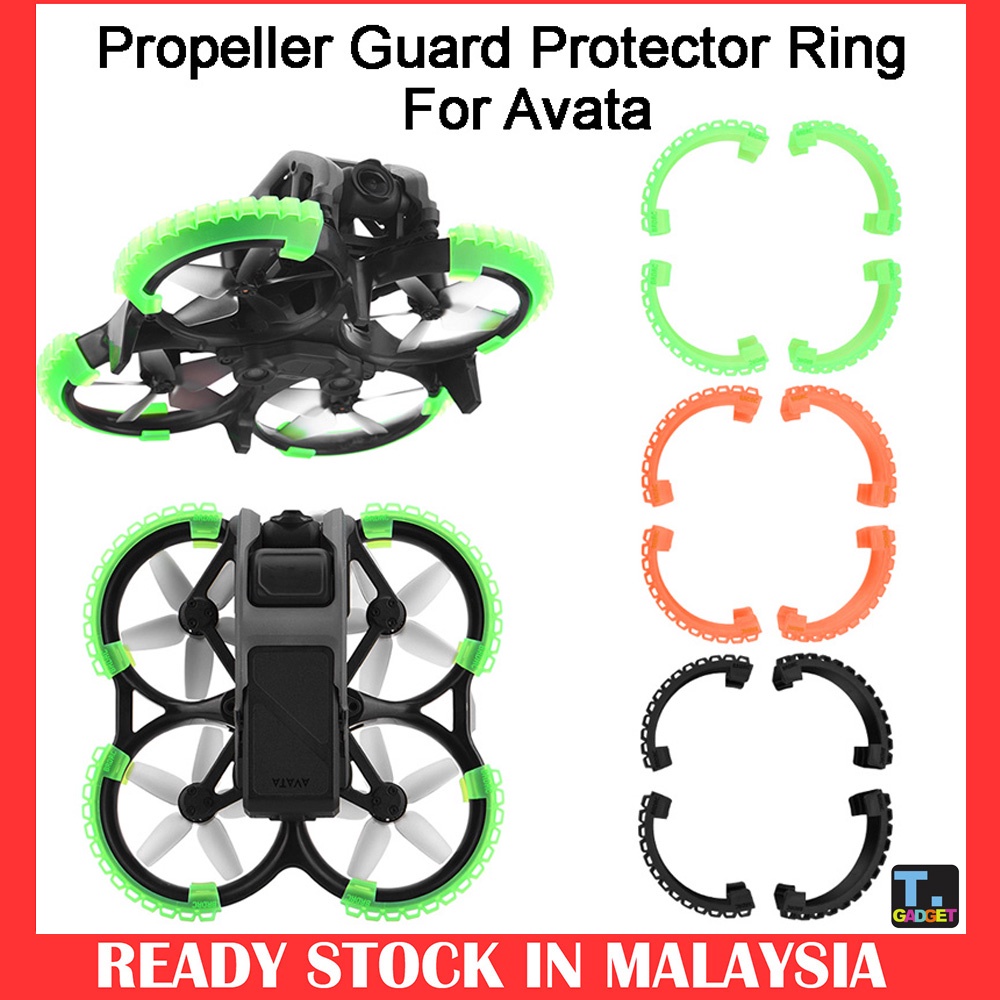 4pcs ใบพัด Guard Protector Bump แหวน Anti-Drop น้ําหนักเบาป้องกัน Drone อุปกรณ์เสริมสําหรับ Drone Av