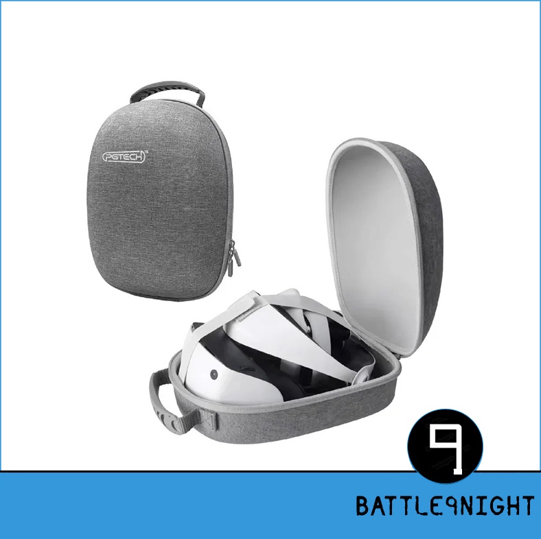PGTECH สําหรับ PSVR2 ที่มีประโยชน์มือถือซิปถุงเก็บแว่นตาฝาครอบป้องกันถุงเก็บเข็มขัดมายากลป้องกันกระเ