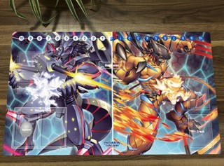 แผ่นรองเมาส์ ลาย Digimon Adventure Agumon Playmat CCG DTCG สําหรับเล่นเกม