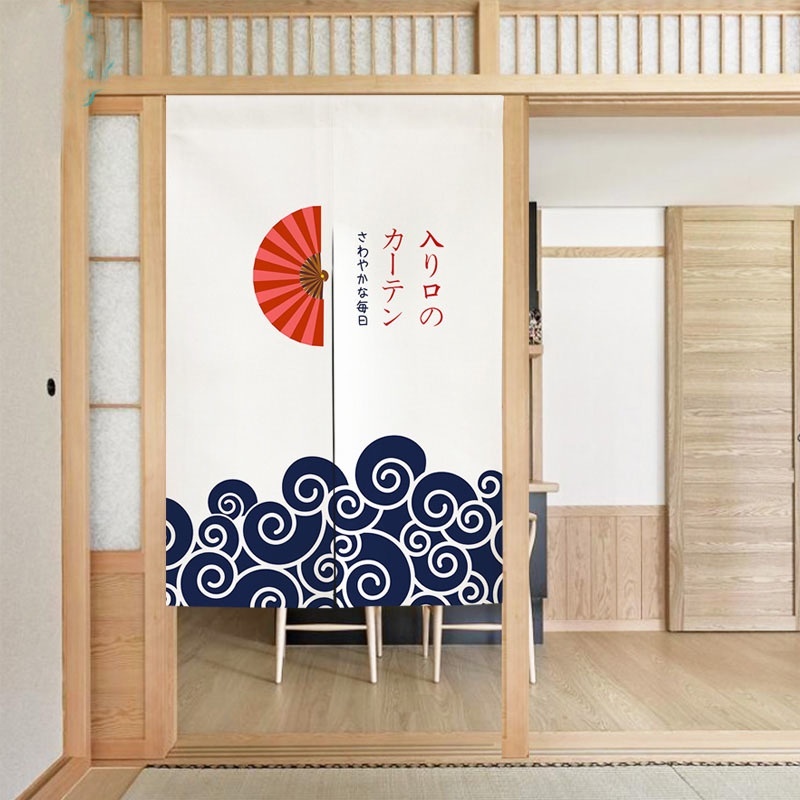ฉากกั้นห้อง แบบแขวน สไตล์ญี่ปุ่น สําหรับร้านอาหาร โรงแรม