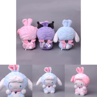 ตุ๊กตากระต่าย Sanrio Kuromi My Melody แบบนิ่ม ทนทาน ของเล่นสําหรับเด็ก