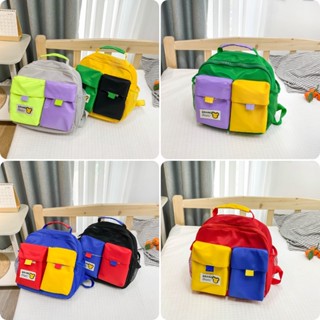 กระเป๋าเป้สะพายหลัง พร้อมสายคล้องไหล่ สําหรับเด็กอนุบาล และน…