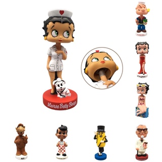 ฟิกเกอร์ Pvc รูปหัวตุ๊กตา Betty Boop And Popeye น่ารัก ของเล่นสําหรับเด็ก และผู้ใหญ่