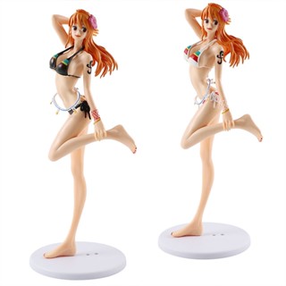 ฟิกเกอร์ตัวละครอนิเมะ One Piece Nami ชุดว่ายน้ํา ของเล่นสําหรับเด็ก