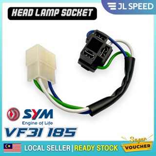 Sym VF3i 185 / VF3 185 ซ็อกเก็ตไฟหน้า LAMPU DEPAN (คุณภาพสูง) VTC