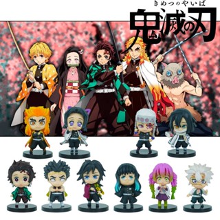 โมเดลฟิกเกอร์ Pvc รูป Demon Slayer น่ารัก