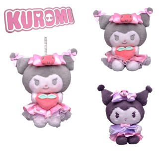 พวงกุญแจ จี้ตุ๊กตาปีศาจ Kuromi แบบนิ่ม สีชมพู เหมาะกับของขวัญ สําหรับตกแต่งกระเป๋า