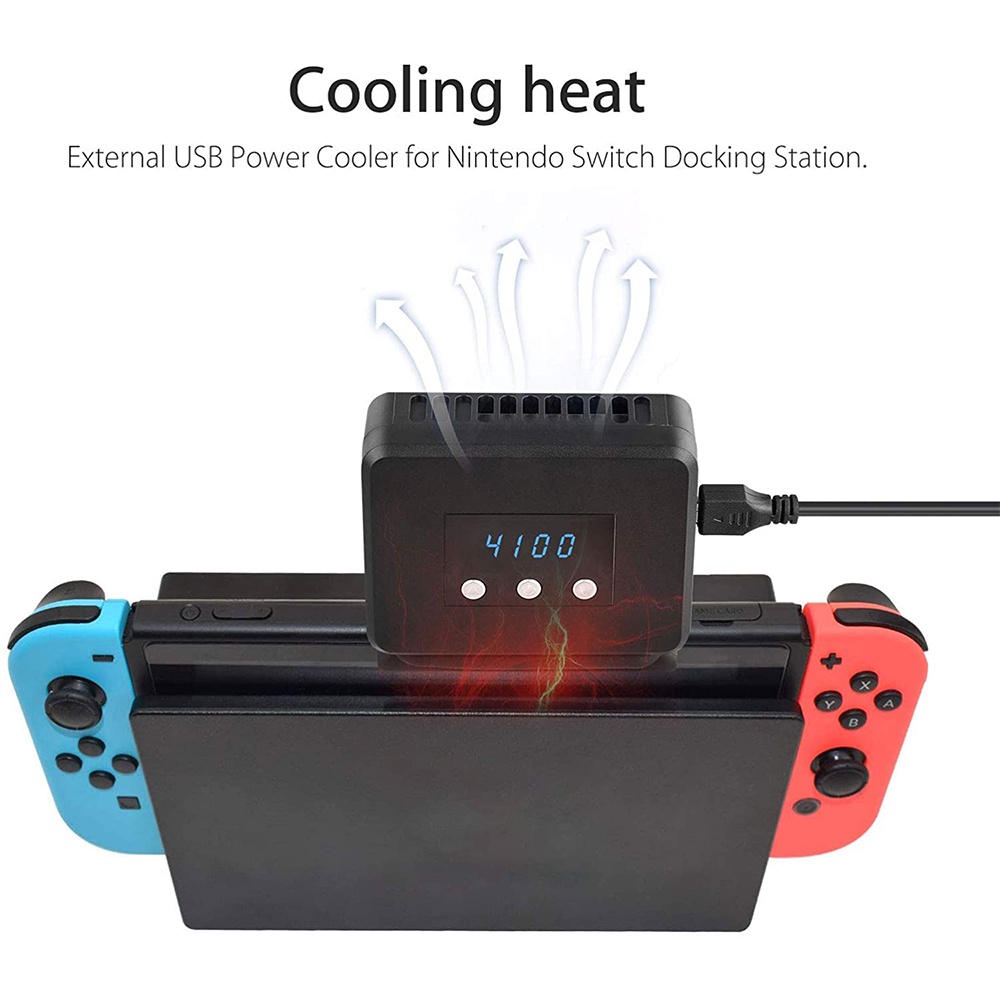 พัดลมระบายความร้อน อุปกรณ์เสริม สําหรับ Nintendo Switch