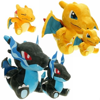 ✨พร้อมส่ง✨ใหม่ ตุ๊กตาโปเกม่อน Q Version Charizard Fire-breathing Dragon น่ารัก ของเล่นสําหรับเด็ก โปเกมอน