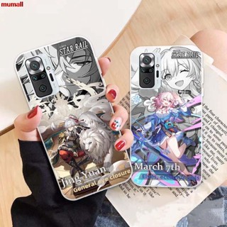 เคสโทรศัพท์มือถือ ลายรางดาว Honkai สําหรับ Xiaomi Redmi Note 10 11 11S 10T M3 M4 K40 F3 X3 11T GT Gaming Pro Plus Max 4G 5G March7th Pattern03