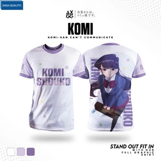 เสื้อยืด พิมพ์ลายอนิเมะ Komi Cant Communicate Komi สําหรับผู้ชาย