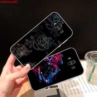 เคสโทรศัพท์ซิลิโคน TPU แบบนิ่ม ลายดอกไม้ ผีเสื้อ สําหรับ Huawei Mate 7 8 9 10 20 P8 P9 P10 P20 Lite Plus Pro 03