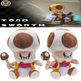 ตุ๊กตายัดนุ่น Mario Super Toad Mushroom Old Man แบบนิ่ม เหมาะกับของขวัญวันเกิด สําหรับเด็ก