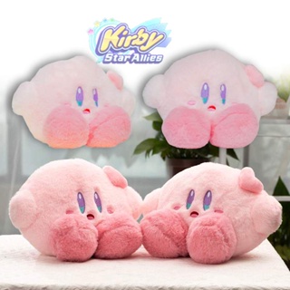 หมอนตุ๊กตานุ่ม รูปการ์ตูนอนิเมะ Star Kirby น่ารัก สีชมพู สําหรับตกแต่งโซฟา ของขวัญเด็กผู้หญิง