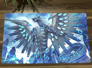 Yu-gi-oh! Yugioh Playmat เสื่อเล่นเกม Blue-Eyes Chaos MAX Dragon CCG TCG 24