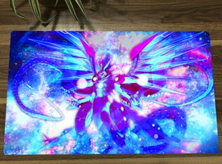 Yu-gi-oh! Playmat Galaxy Eyes Photon Dragon CCG TCG แผ่นรองเกมเทรดดิ้งการ์ด