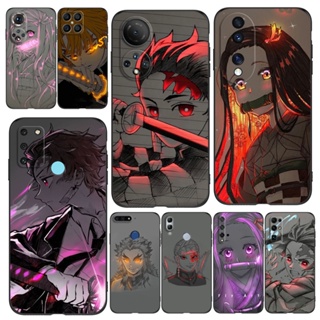 เคสโทรศัพท์มือถือ แบบกระดาษ ปิดด้านหลัง พิมพ์ลาย Demon Slayer สําหรับ honor Magic 5 pro lite