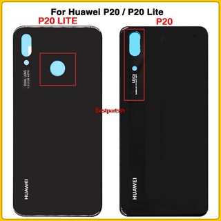 Bepath- ฝาครอบแบตเตอรี่ ด้านหลัง แบบเปลี่ยน สําหรับ Huawei P20 P20 Lite Nova 3e