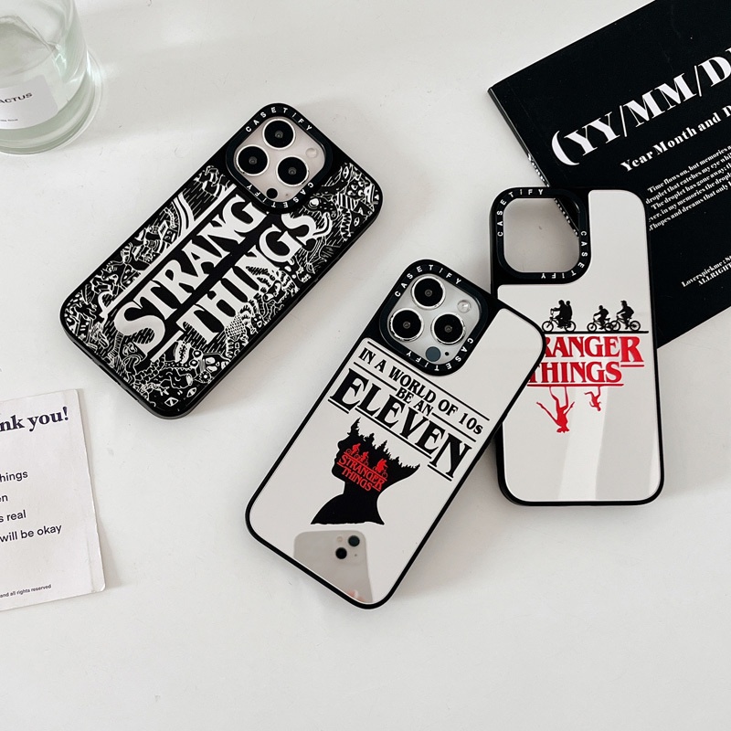 เคสโทรศัพท์มือถือซิลิโคน PC แข็ง กันกระแทก ลาย Stranger Things คุณภาพสูง สําหรับ IPhone 14 11 Pro Max 12 13 Mini 6 8 7 Plus SE XR XS X Max