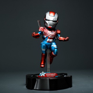 โมเดลฟิกเกอร์ Marvel Series IronmanVIQ Edition Blue Iron Man MK2 MK3 ไม่มีกล่องสี สําหรับตกแต่ง