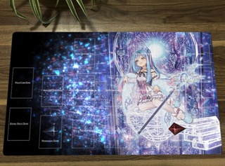 Yu-gi-oh! Duel Playmat Witchcrafter Madame Verre CCG TCG แผ่นเกมเทรดดิ้งการ์ด