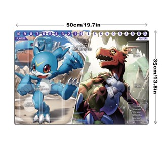 แผ่นรองเมาส์ สําหรับเล่นเกม Digimon Guilmon Veemon Duel Playmat CCG DTCG