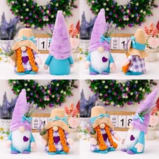 ตุ๊กตาฟิกเกอร์ Quirky Lavender ไม่มีหน้า สําหรับตกแต่งบ้าน