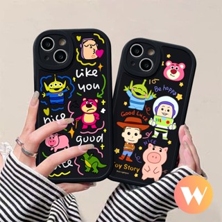 เคสโทรศัพท์มือถือ Tpu นิ่ม ลายการ์ตูนหมู Toy Story เอเลี่ยนน่ารัก สําหรับ IPhone XR XS X Max 6 7 6s 8 Plus 11 13 14 12 Pro Max 7Plus SE 2020