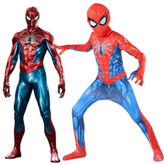 ชุดเครื่องแต่งกายคอสเพลย์ Spider-Man PS4 Spider Armor MKIV 3D Zentai