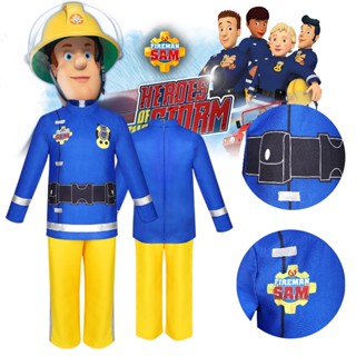 ชุดคอสเพลย์ การ์ตูน Fireman Sam เหมาะกับงานปาร์ตี้ฮาโลวีน สําหรับเด็ก