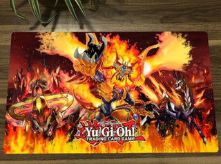 อะนิเมะ Yu-Gi-Oh! Duel Playmat Salamangreat CCG TCG แผ่นรองเกมเทรดดิ้งการ์ด และกระเป๋า