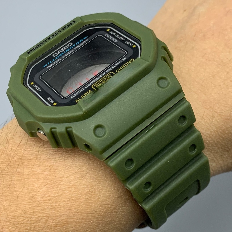 Yifilm เคสนาฬิกาข้อมือเรซิ่น สําหรับ Casio DW5600 DW5025 GW5000 Casio DW-5600 GW-5000