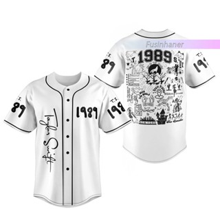 เสื้อกีฬาเบสบอล แขนสั้น ลายทีม Taylor Swift Jersey Taylor Swift