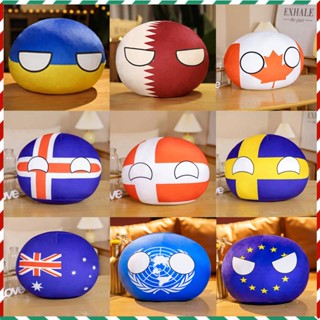 หมอนตุ๊กตานุ่ม รูปการ์ตูนโปแลนด์บอล World Countryball ขนาด 10 ซม. เหมาะกับของขวัญ สําหรับเด็ก