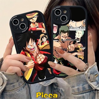 เคสโทรศัพท์มือถือ TPU ลายการ์ตูนลูฟี่ โซโร่ วันพีช กันกระแทก สําหรับ Redmi 9 A2 10A 10C 9C 9T 12C 10 9A A1 Redmi Note 11 8 9s 10s Pro+ K40s 11s 10 Pro POCO X3 M3 NFC Mi 11 Lite