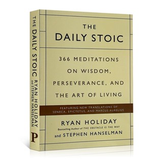 หนังสือภาษาอังกฤษ The Daily Stoic By Ryan Holiday Philosophical สําหรับวันหยุด