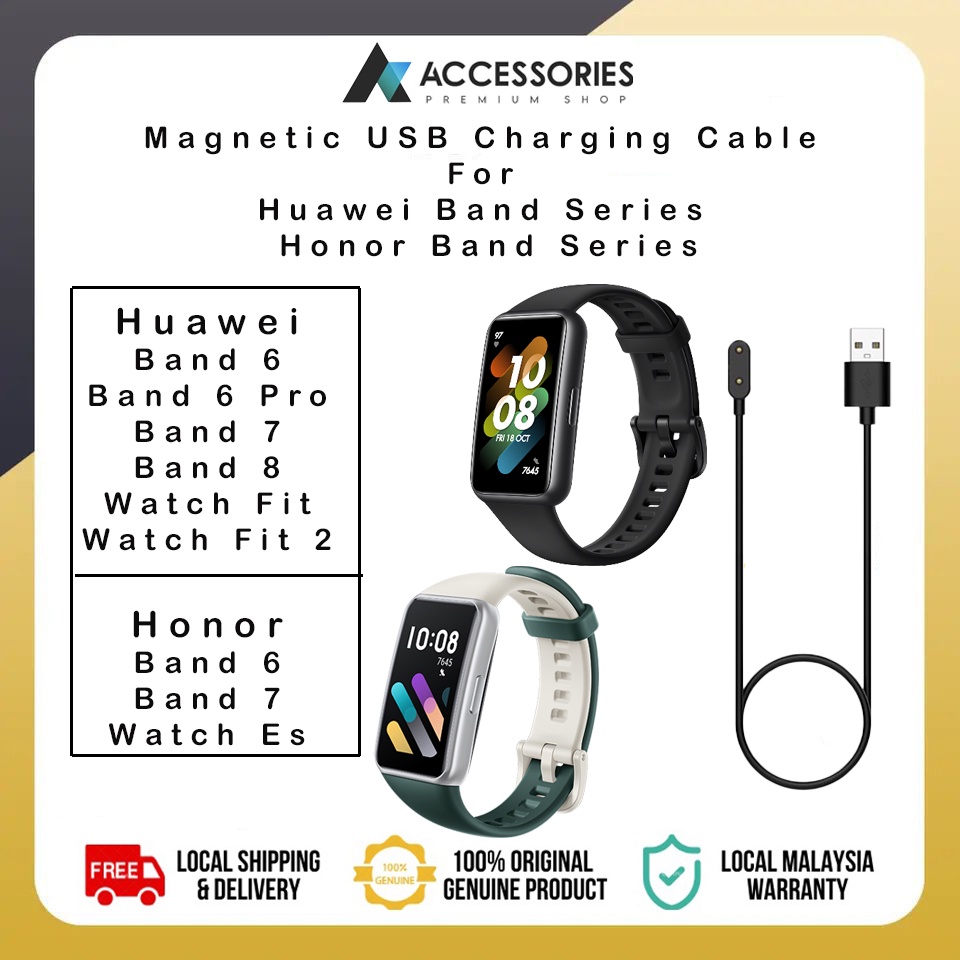 สายชาร์จ USB แบบแม่เหล็ก สําหรับ Huawei Band 9 Band 8 Band 7 Band 6 Watch Fit/Fit 2 Honor Band 7 Band 6